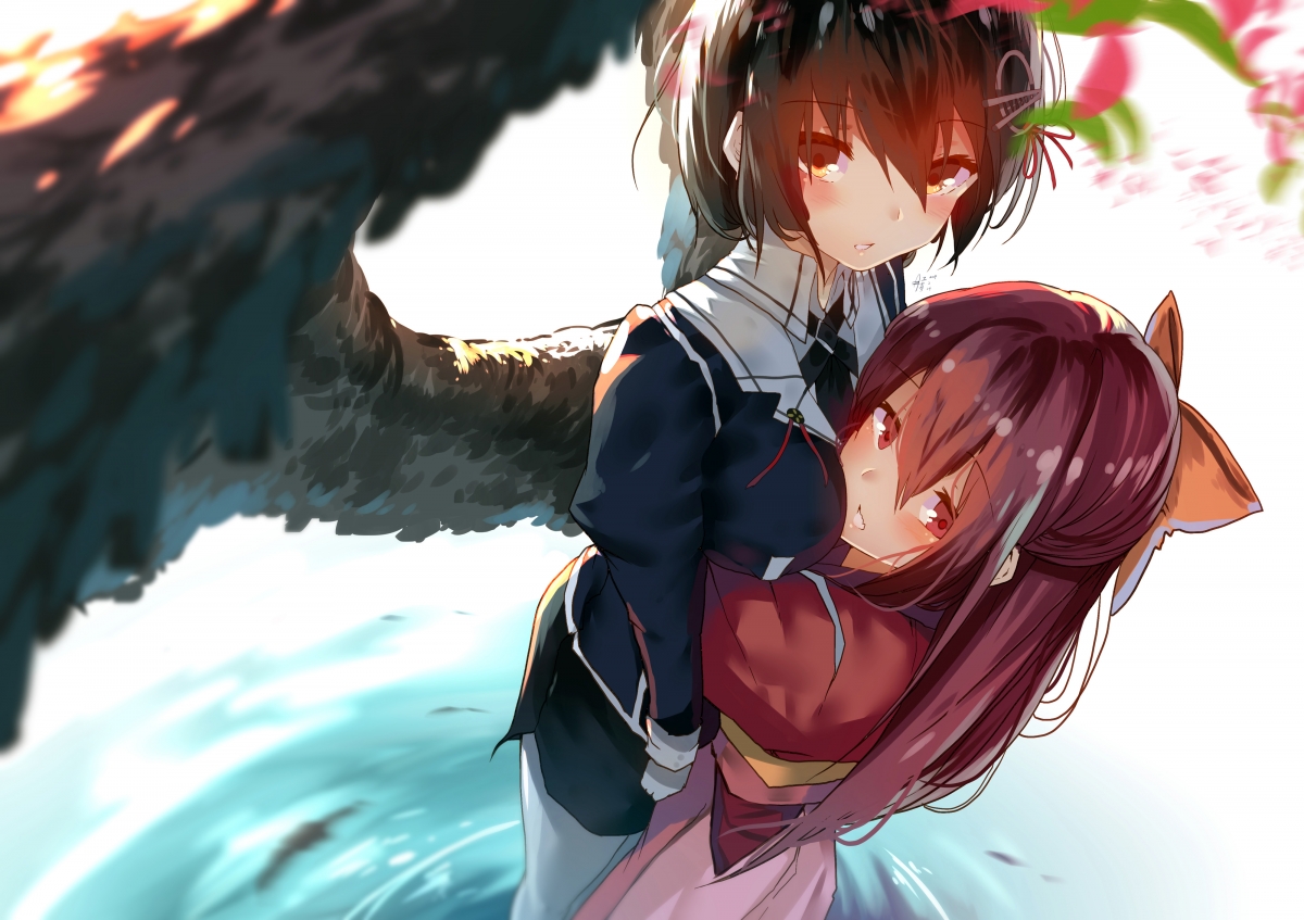 I will protect your back 4k anime