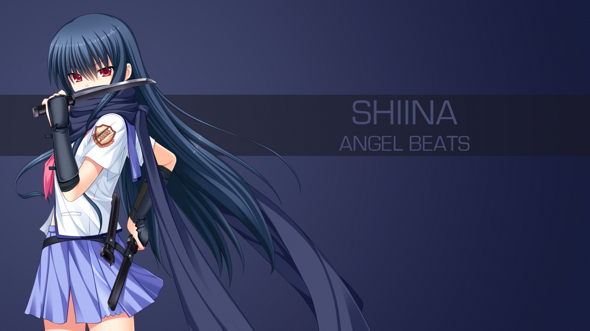 Angel Heartbeat Shiina 4K Wallpaper