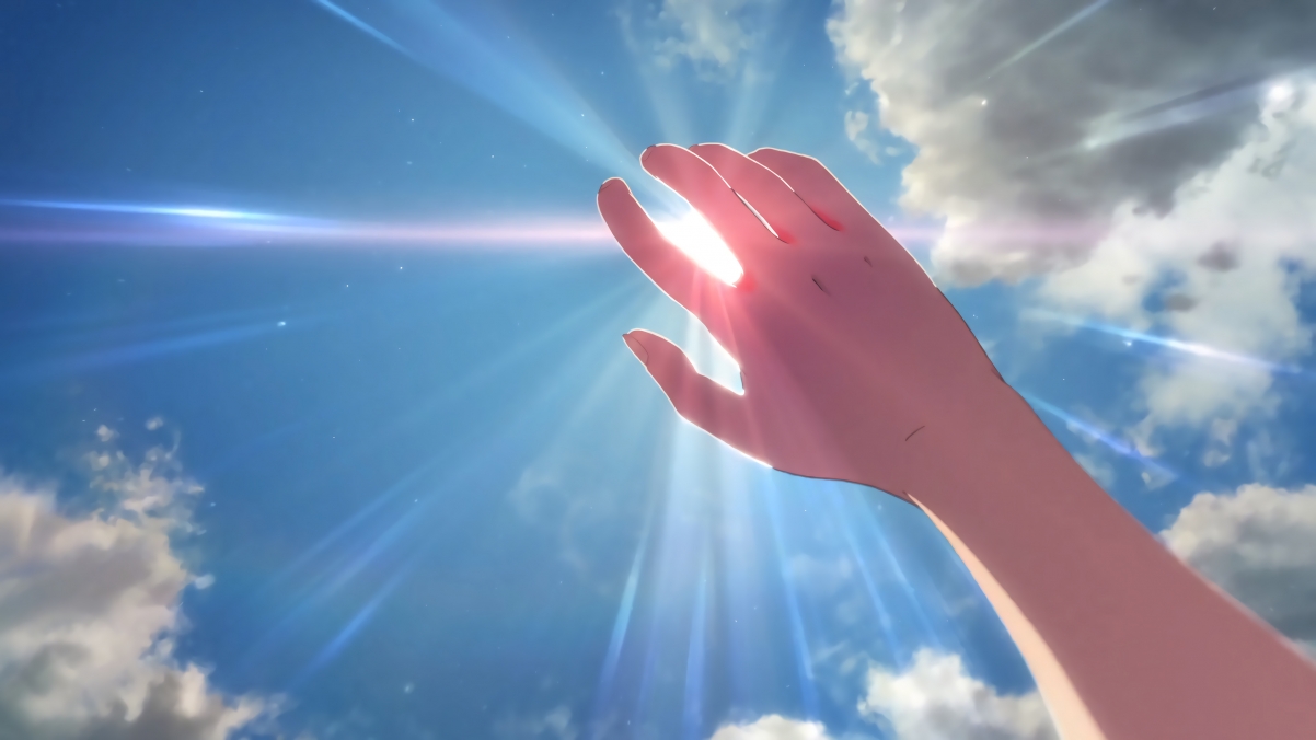 Weather Child Sky Hand 4k Anime