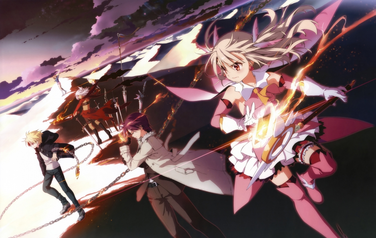 Sky cloud weapon girl magic