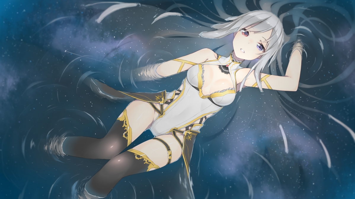 Water, girl, beautiful anime 8K wallpaper