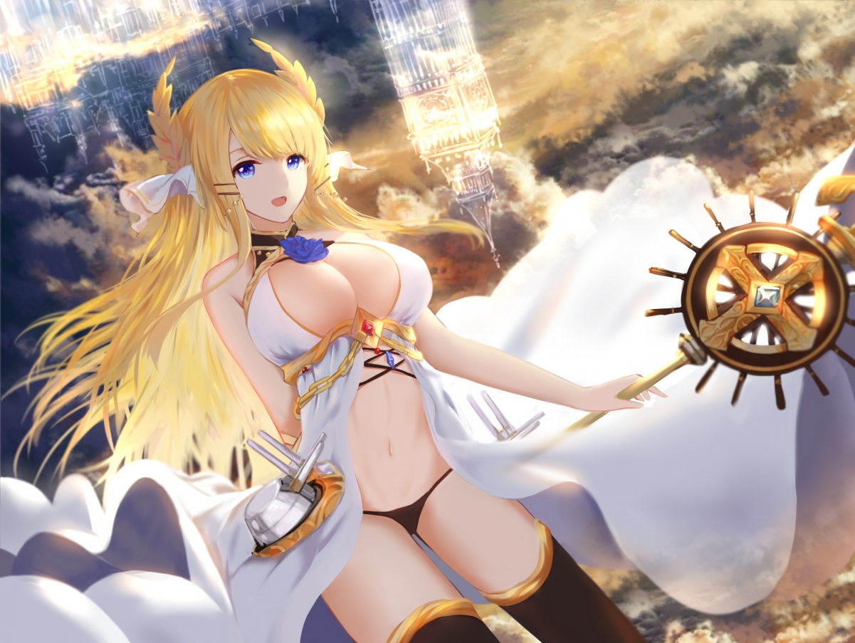 Victorious anime beauty