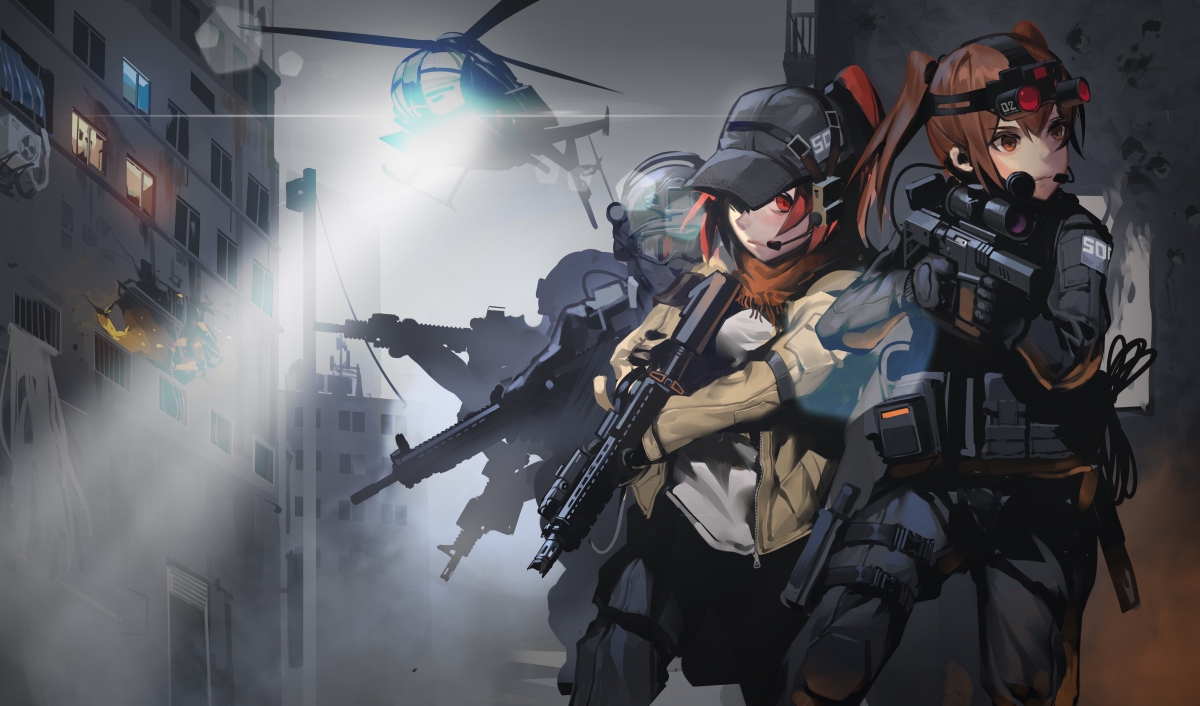 Girls Frontline Girl Warrior 4k Anime