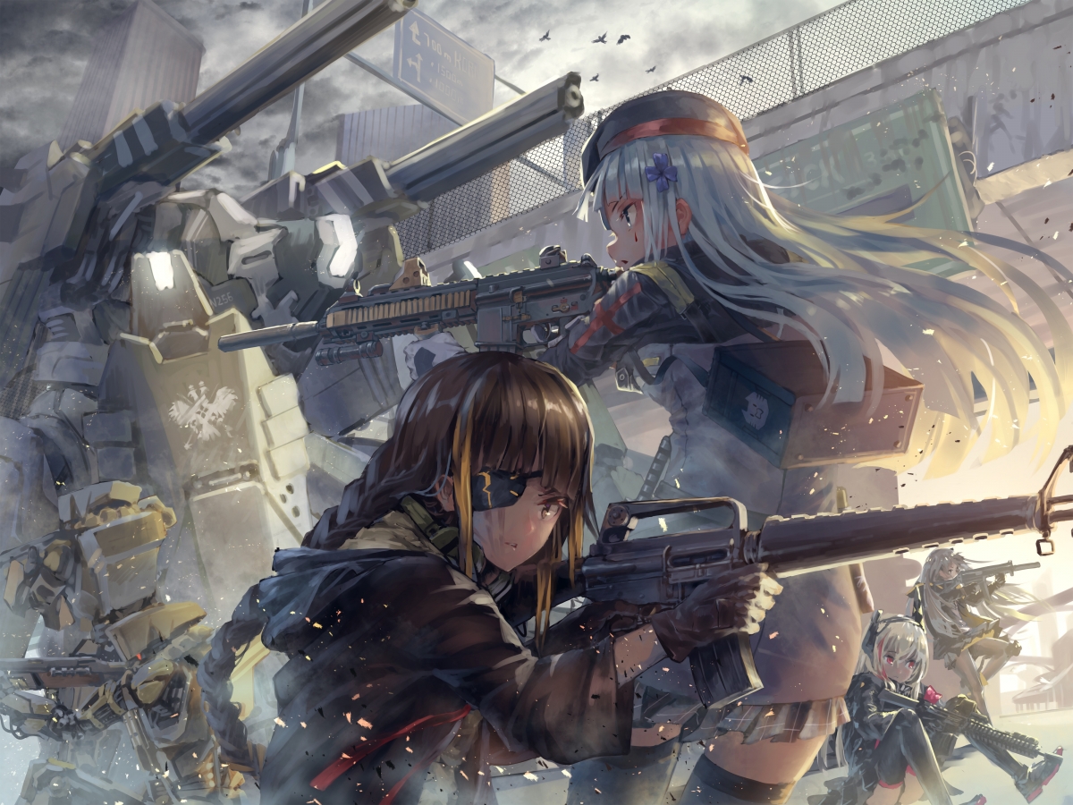 Girls Frontline Girl Warrior 4k Action