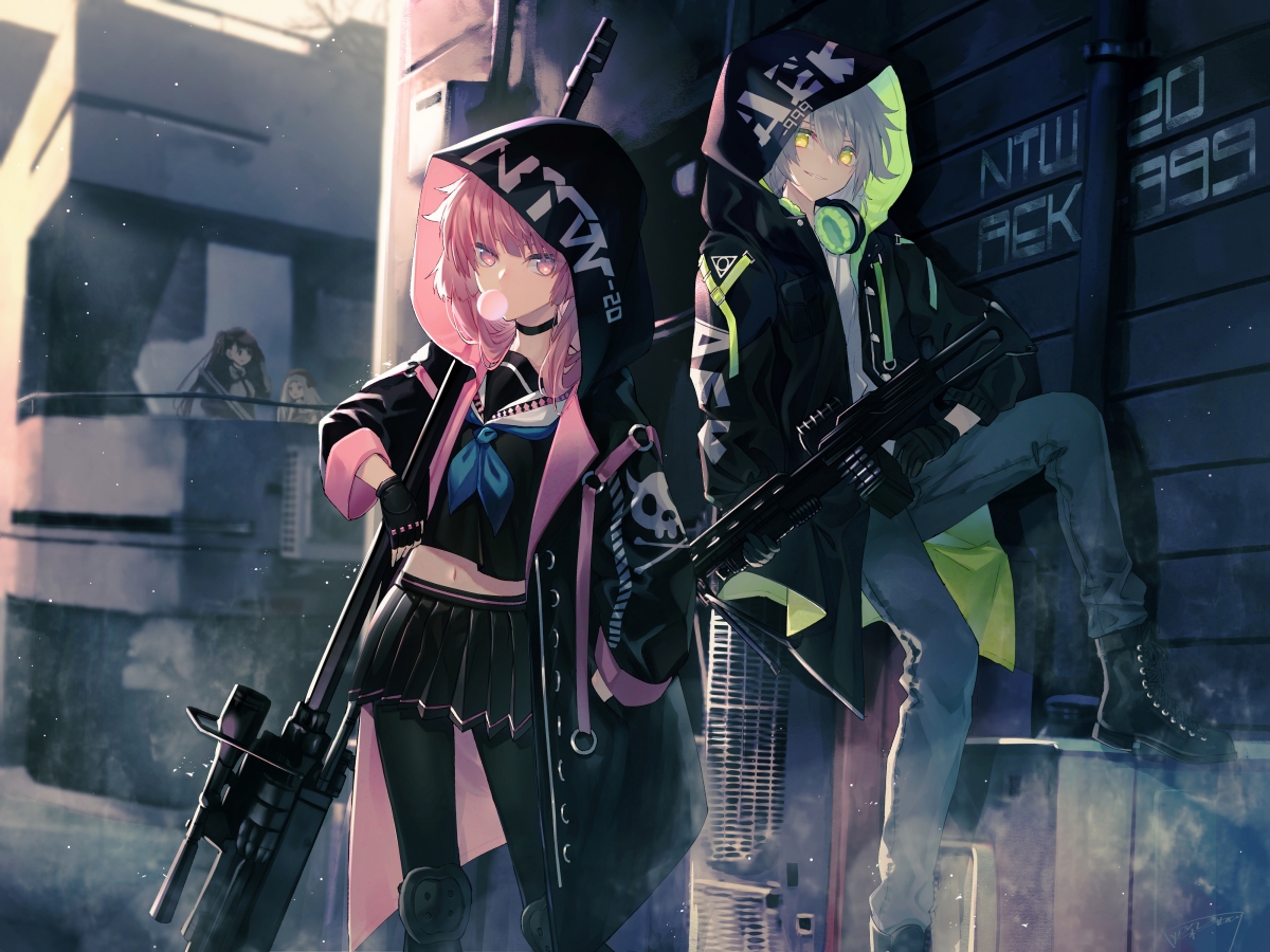 Girls Frontline Girls Boys Illustration