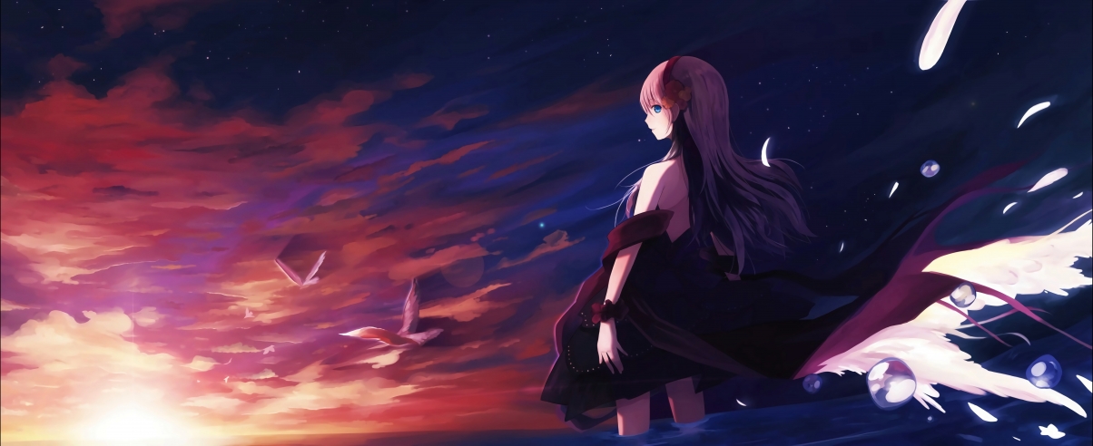 Girly Sky Birds 10k Anime