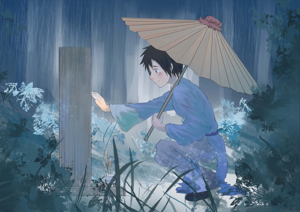 Ching Ming Festival anime illustration pictures