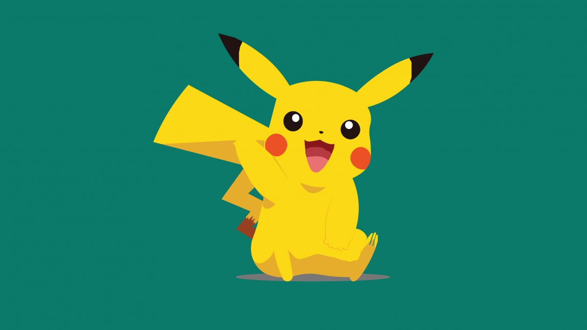 Pikachu Simple 4K Wallpaper