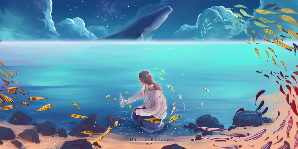 Girl Drifting 5k Anime Wallpaper