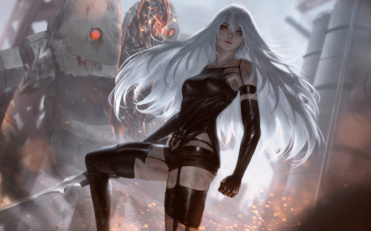 Neil A2 Long Hair 4k Wallpaper