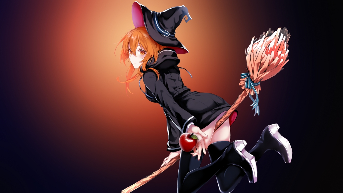 Magic Girl Magic Broom 4K Action
