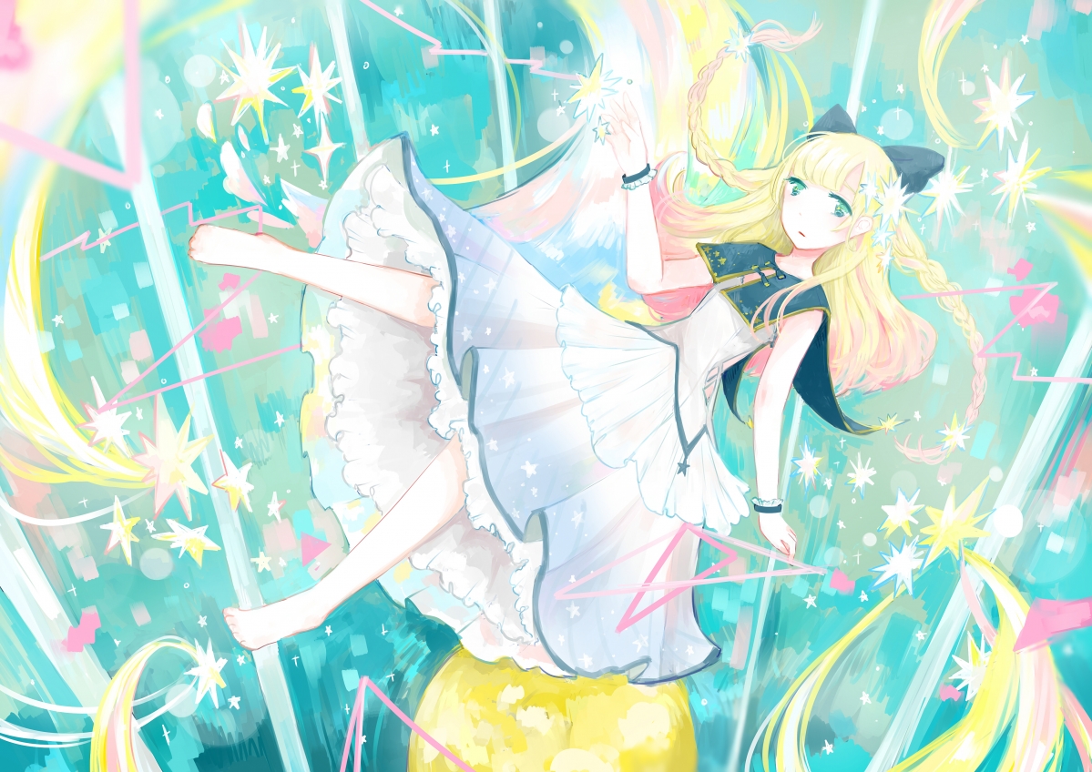 Meteor cute anime girl 4k wallpaper