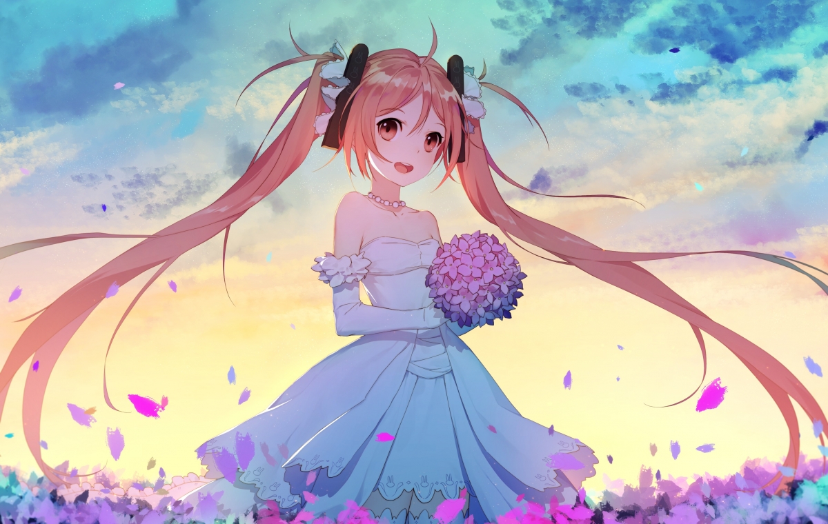 Blue original Yanzhu wallpaper