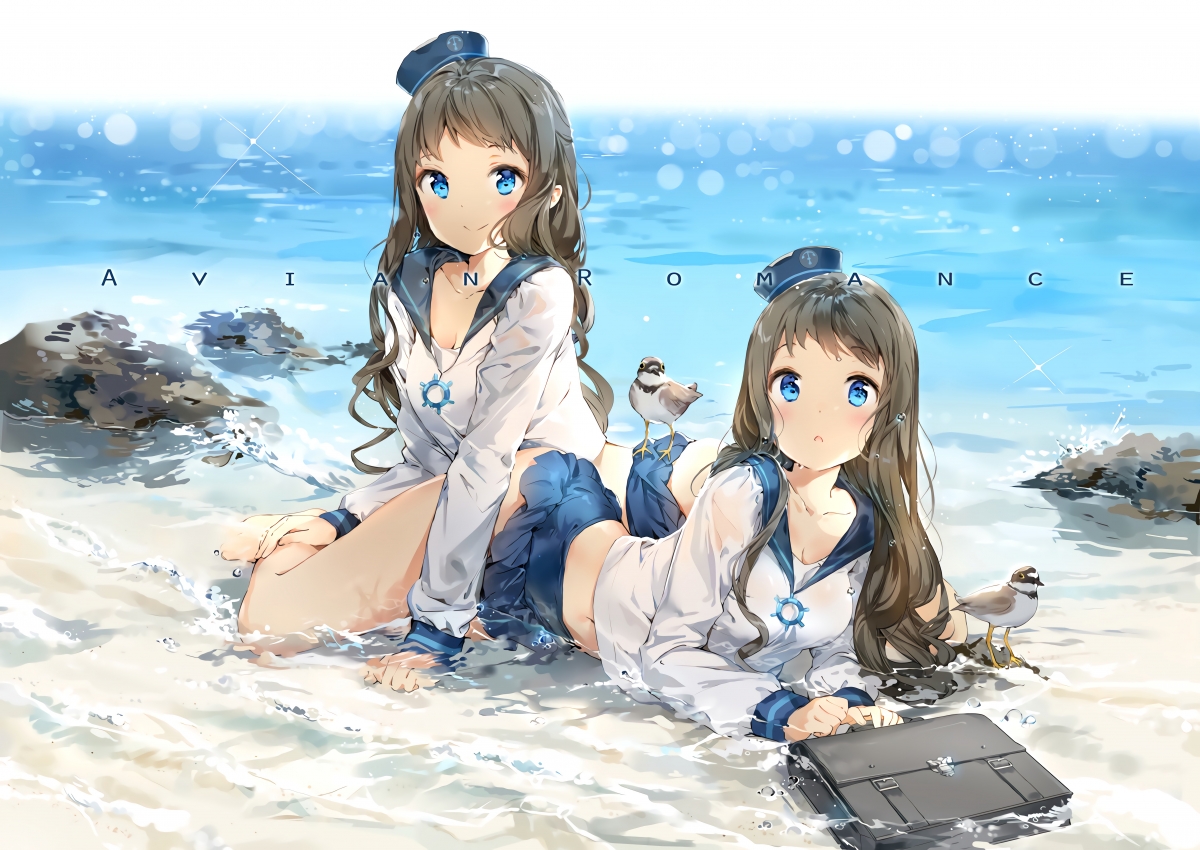 Fleet sailor suits with few beaches