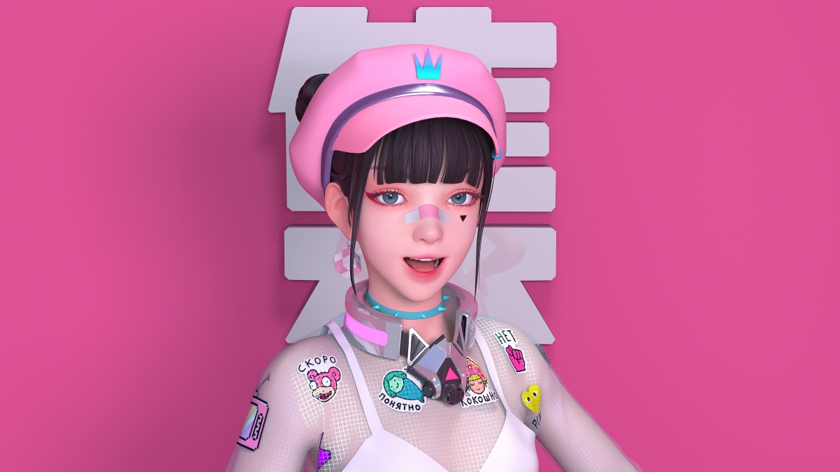 Jiyuanmei-Love Cycle 4k Computer Wall