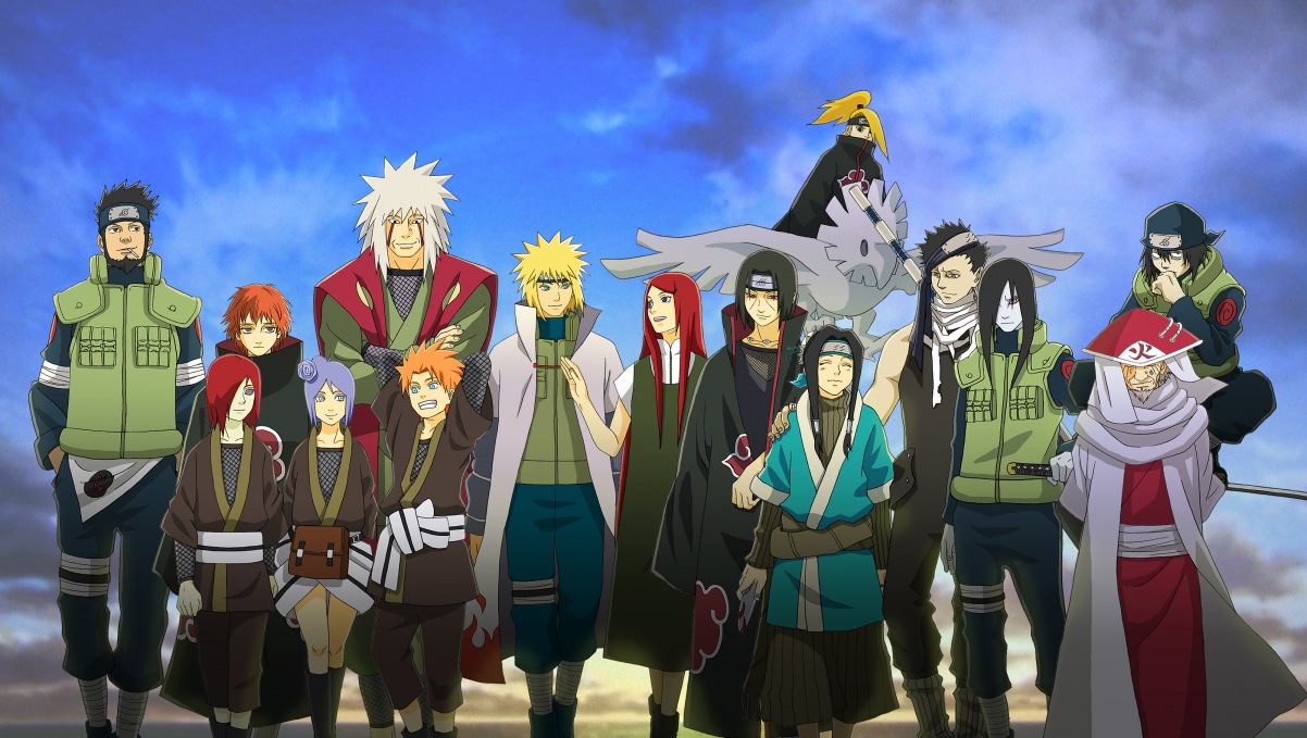 Naruto Characters Daquan Wall