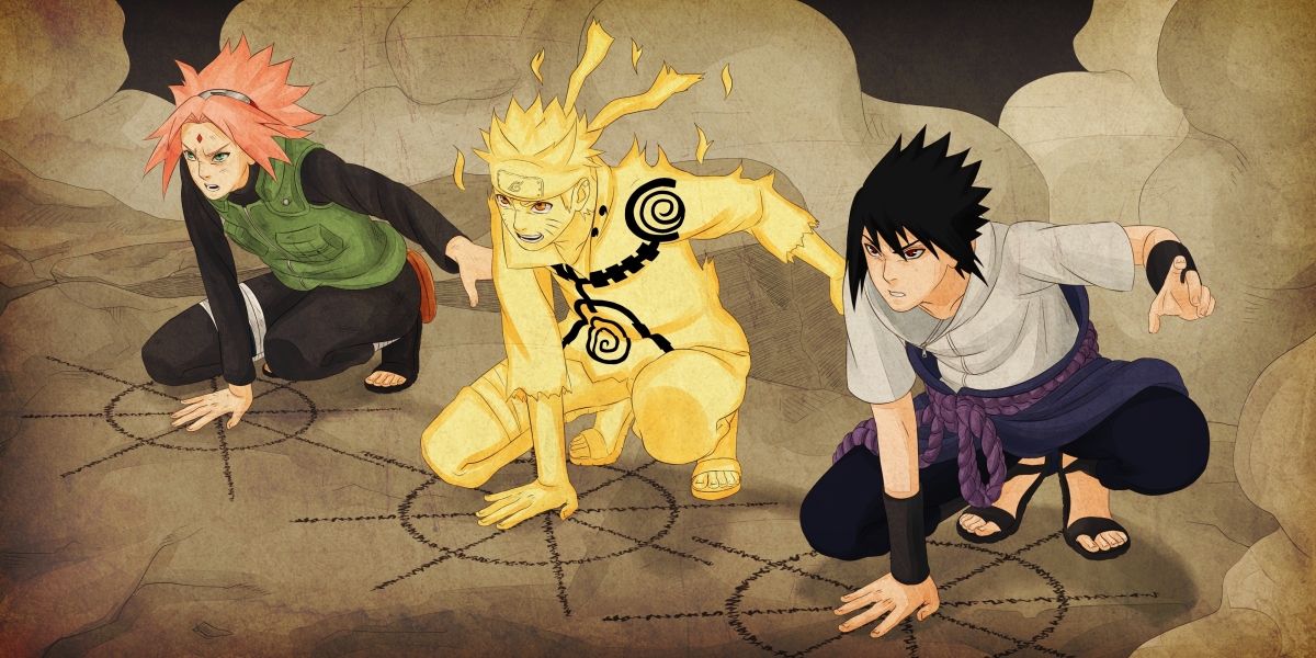 Naruto Sakura Sasuke Ninjutsu