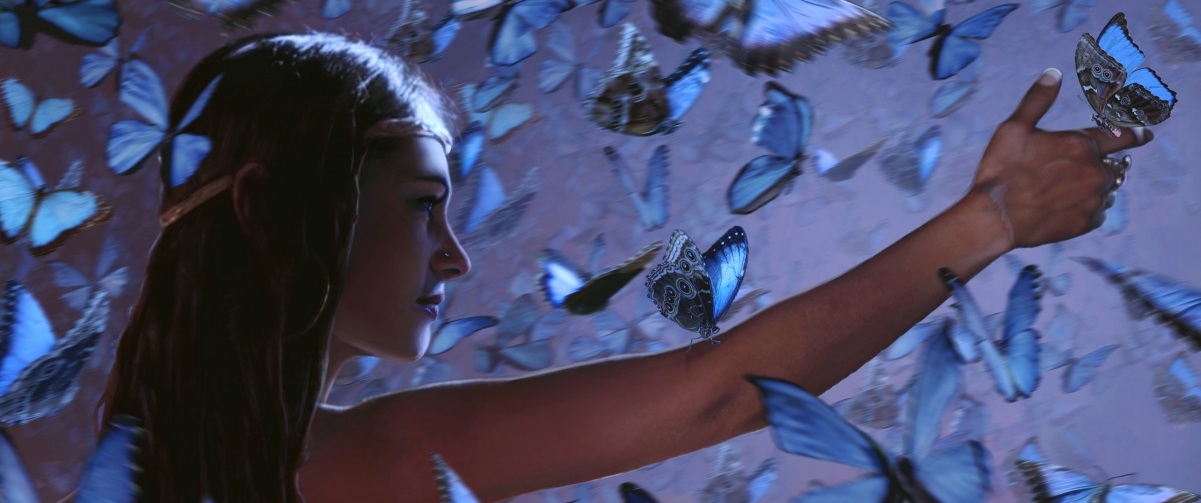 Butterfly Queen 3440x1440 with fish screen