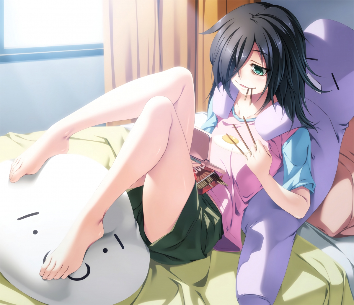 Kuroki Tomoko bereaved 4k anime wallpaper