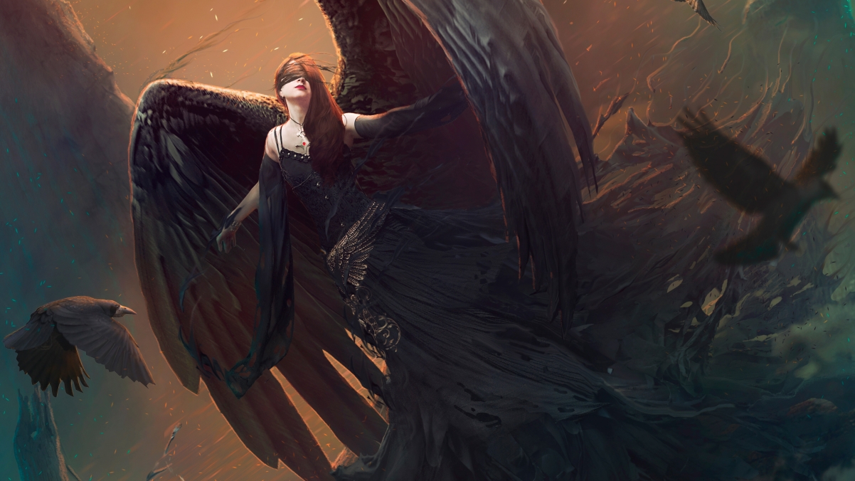 Dark Angel 4k Wallpaper