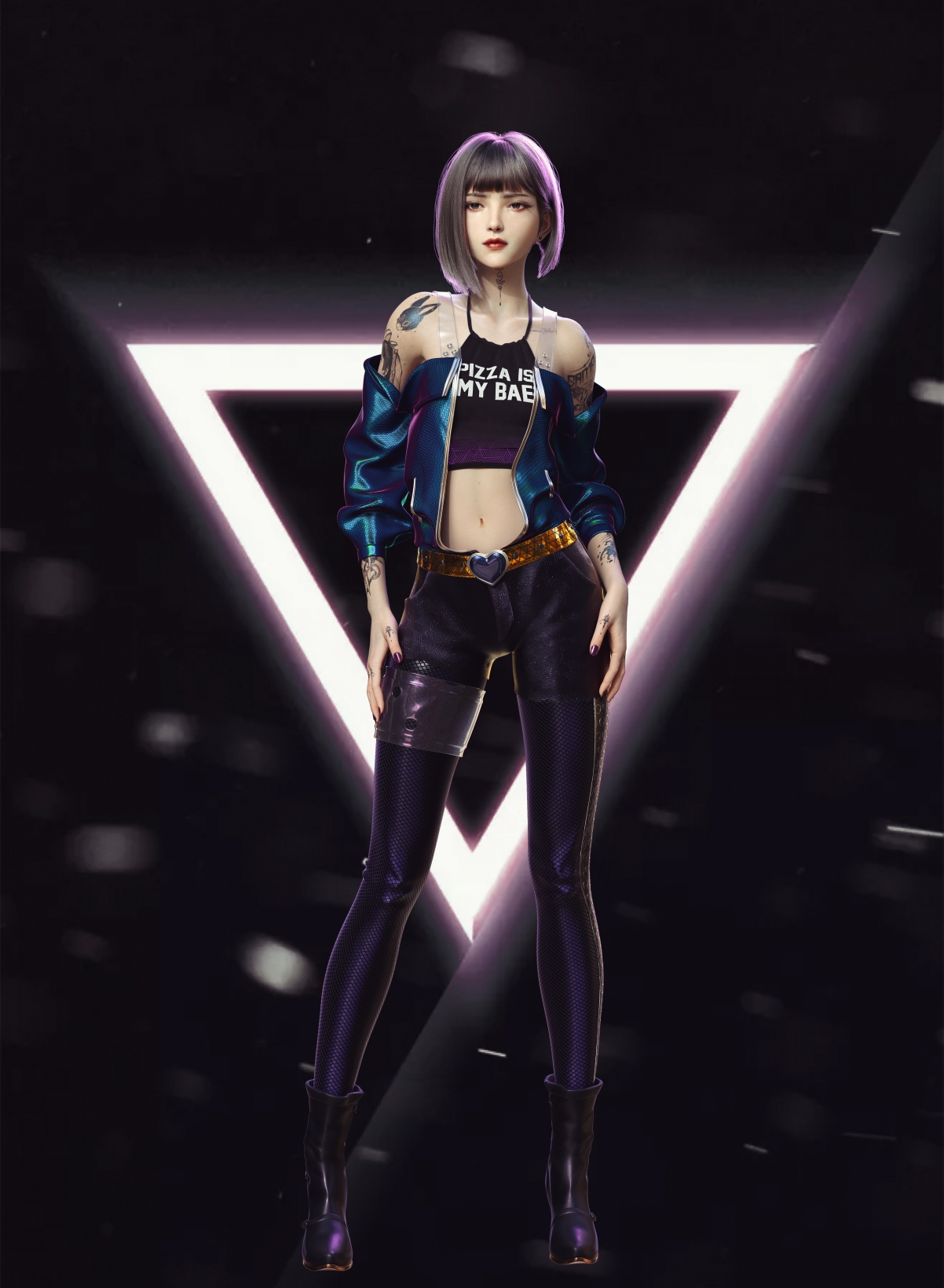 Nice short hair, personality, beauty, fashion