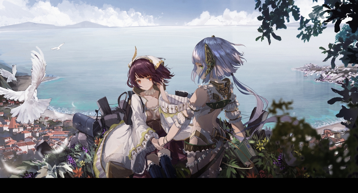 Seaside, coast, sea breeze horizon