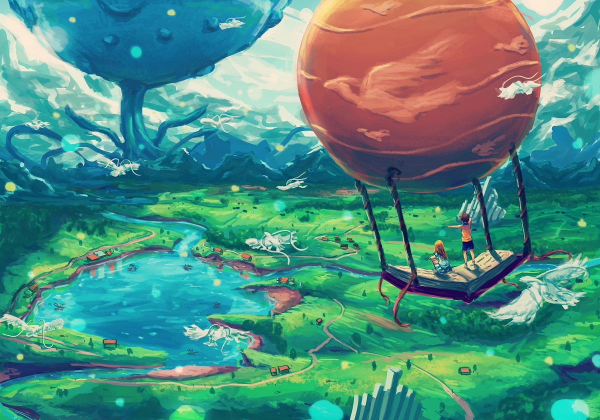 Child Balloon Childhood Dream 4k Wallpaper