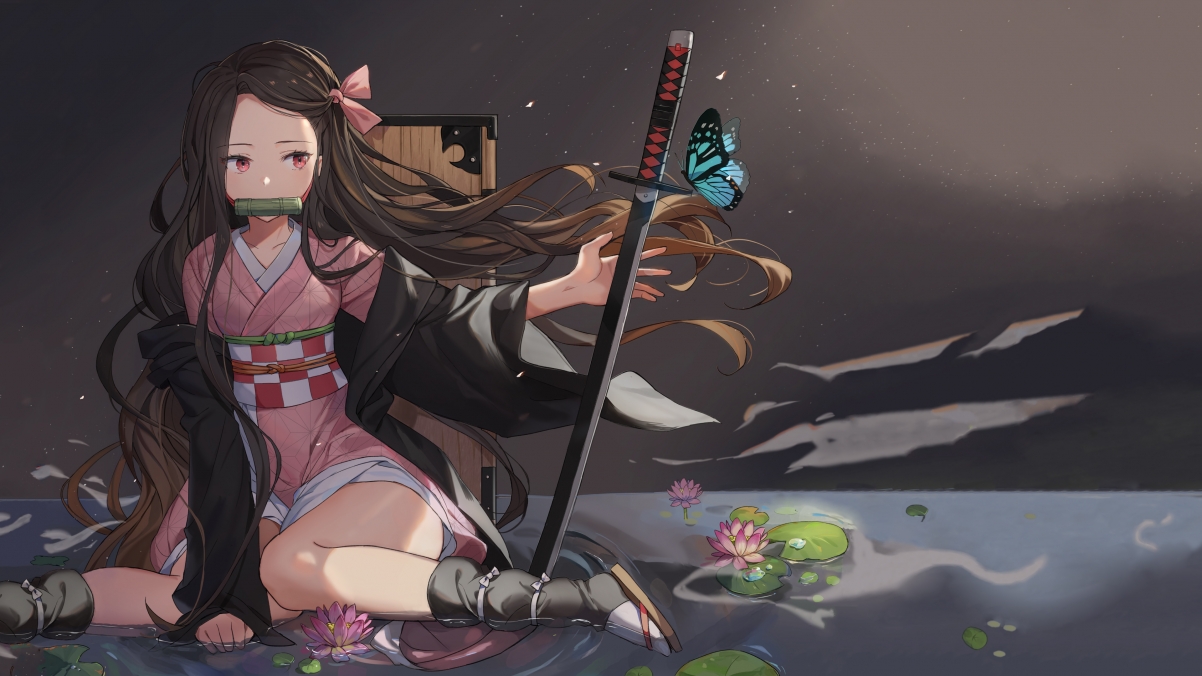Demon Slayer Blade Butterfly Ninja 4k HD