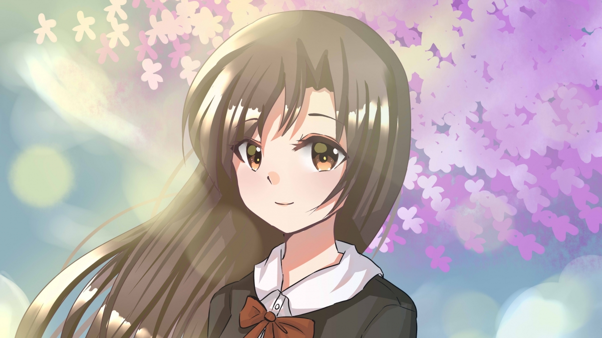The first long-haired girl of the story 4k action