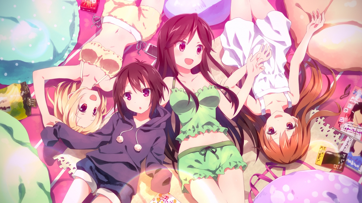 Two-dimensional anime beauty 4k HD wall