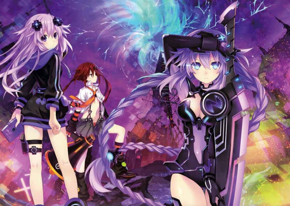 Two-dimensional fighter girl 4K anime wall