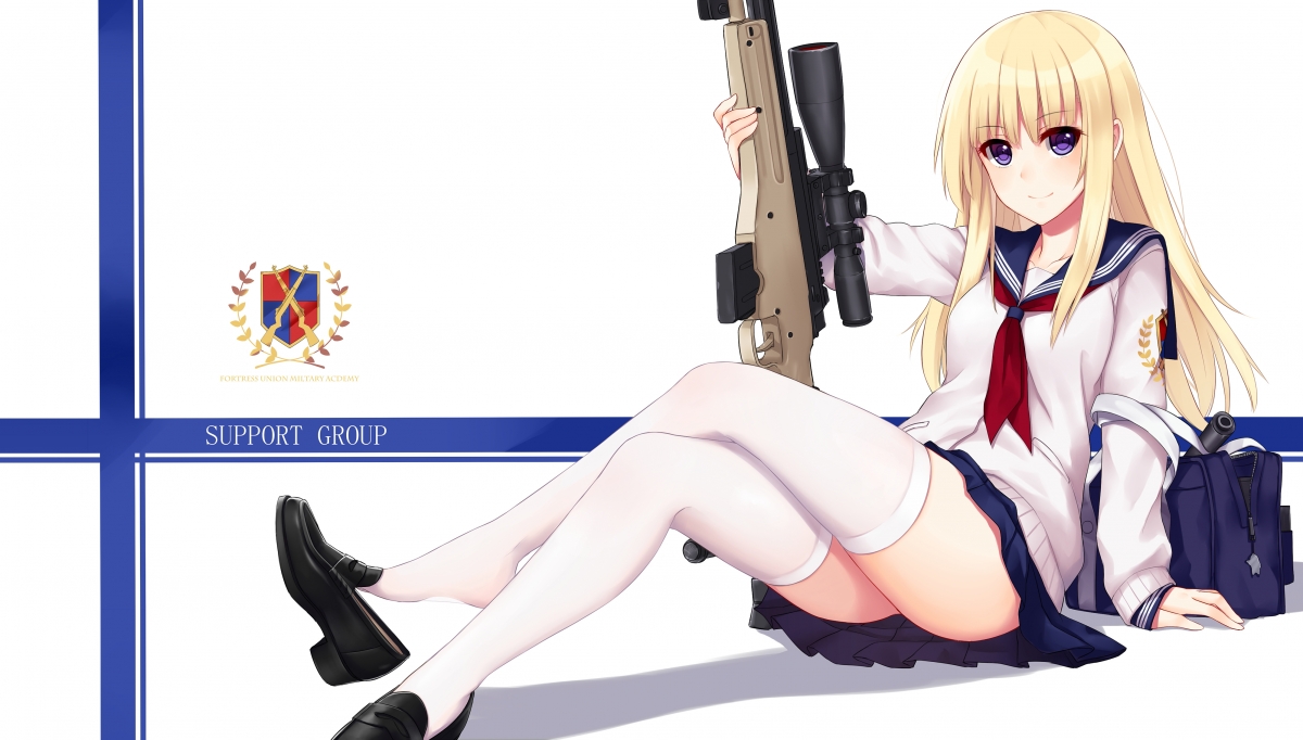 2D Ship Girl 4k Wallpaper