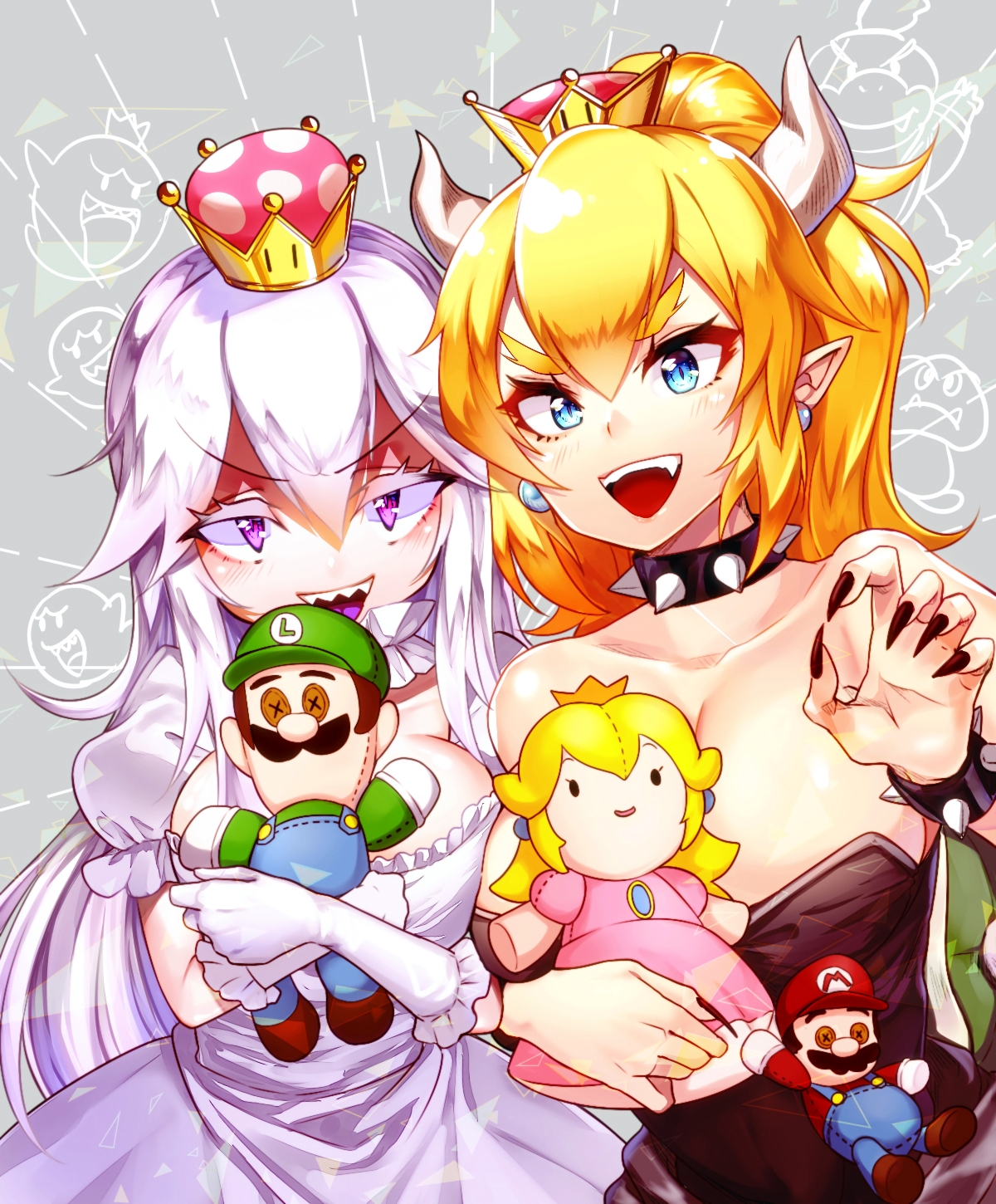 Anime sisters Super Super Mario 4k