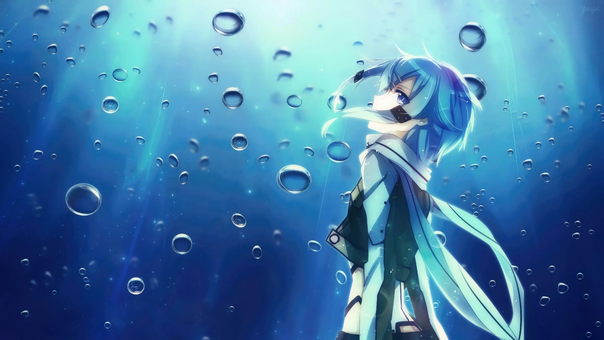 Sword Art Online ggo Sinon 8k anime