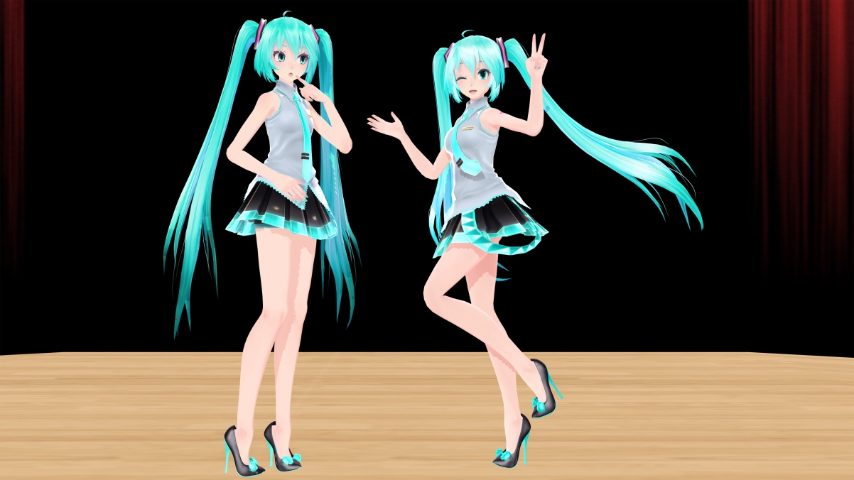 Hatsune Miku Sisters 4k Wallpaper