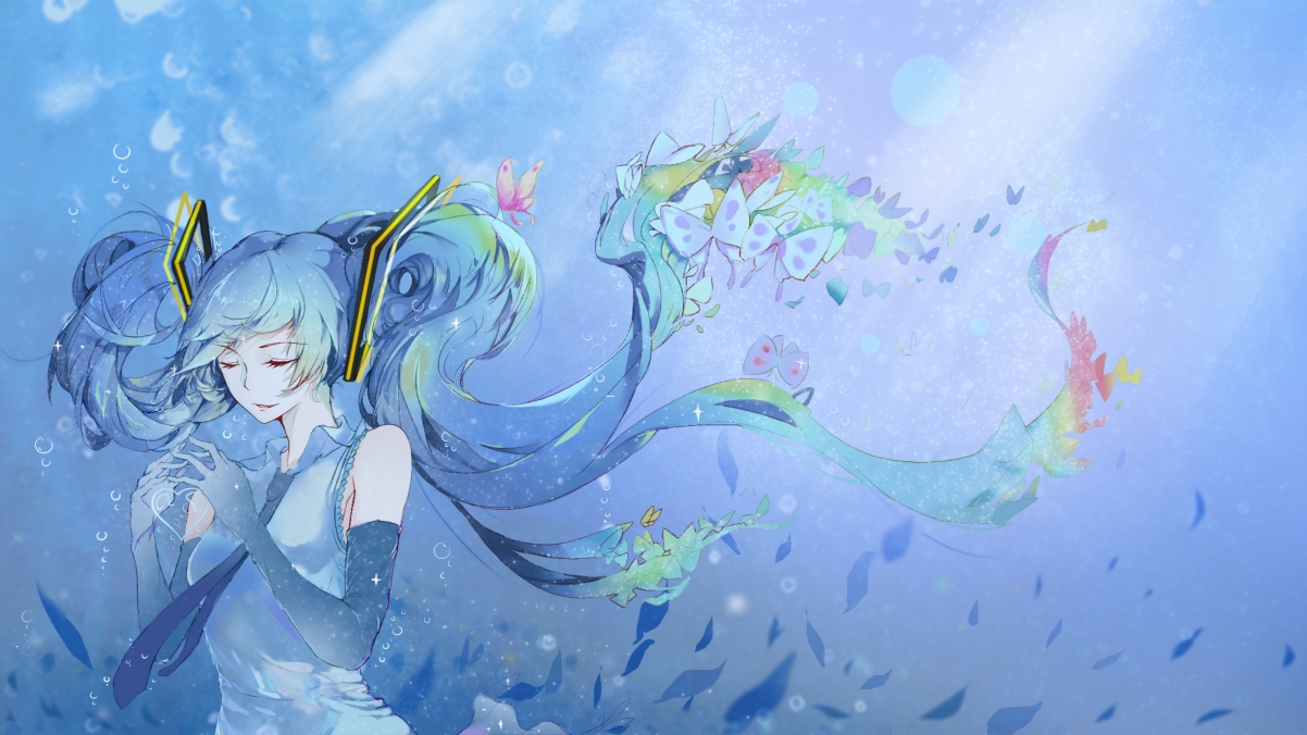 Hatsune Deep Sea Girl 4k Wallpaper