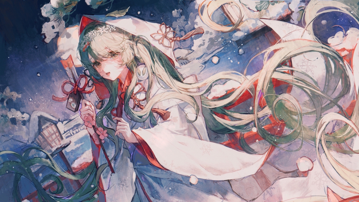 Hatsune hatsune miku snow snow 4
