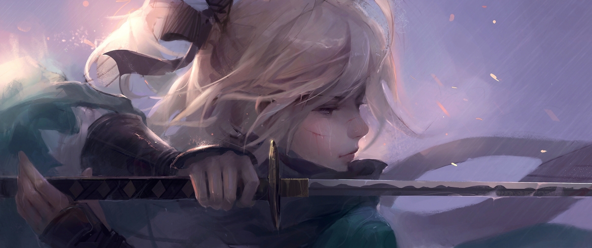Okita Souji 3440x1440 Anime Wall