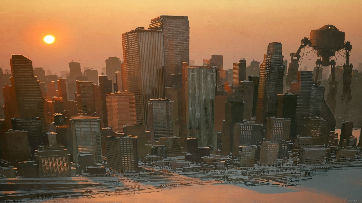 City Robot 4k Wallpaper