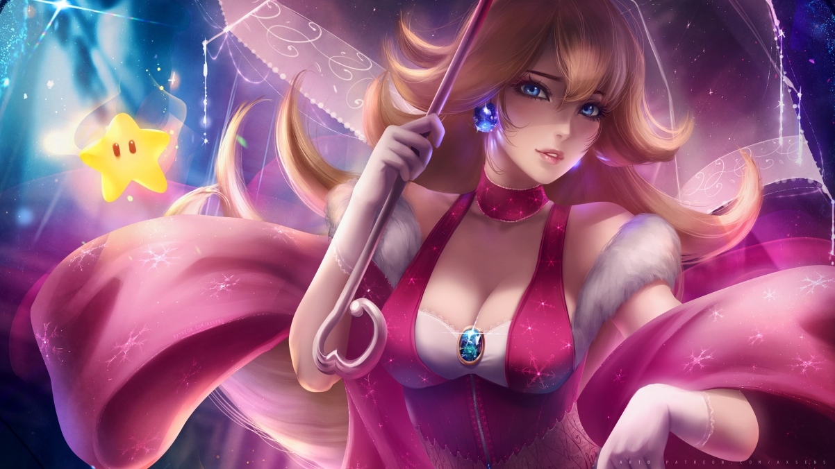Super mary princess peachy 4k wallpaper