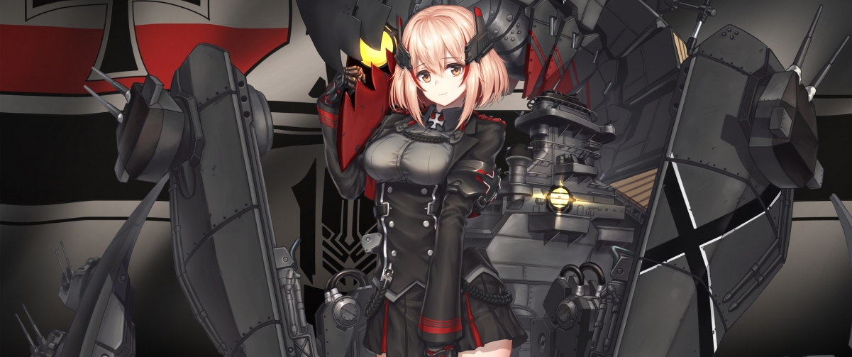 Azur Lane kms roon with fish screen