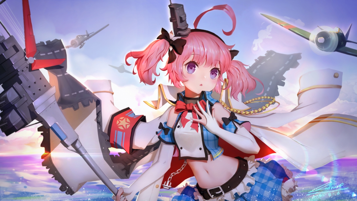 Azur Lane Saratoga 4k Anime