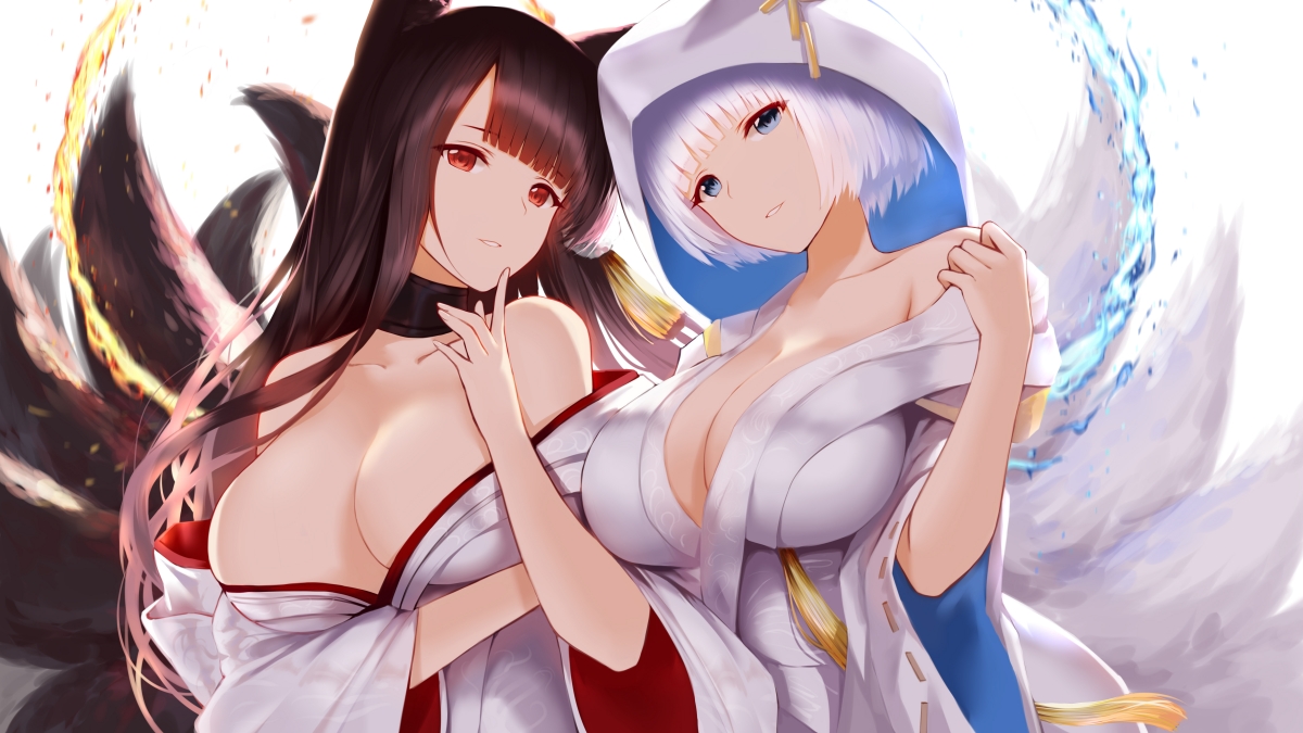 Azur Lane Akagi Kaga Anime