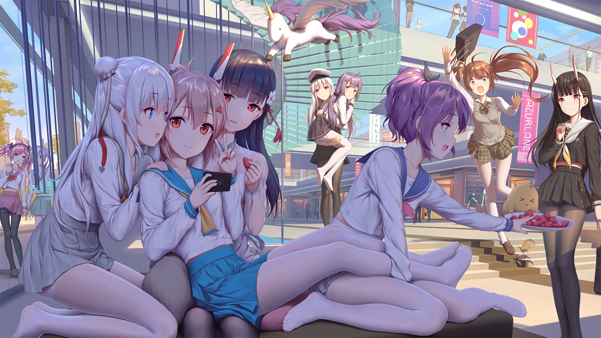 Azur Lane White Tights and White Socks
