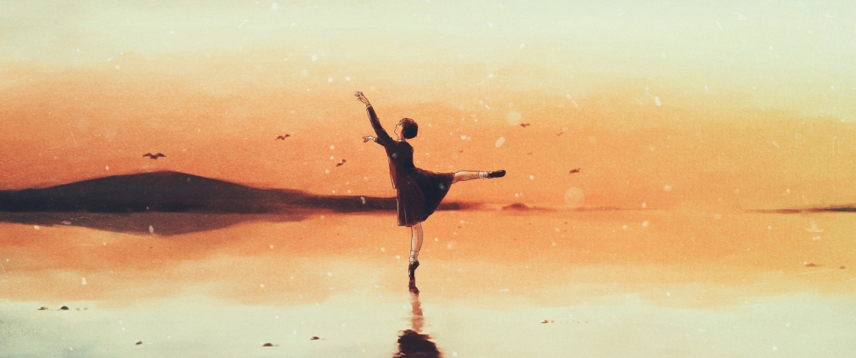 Women dancing in the evening