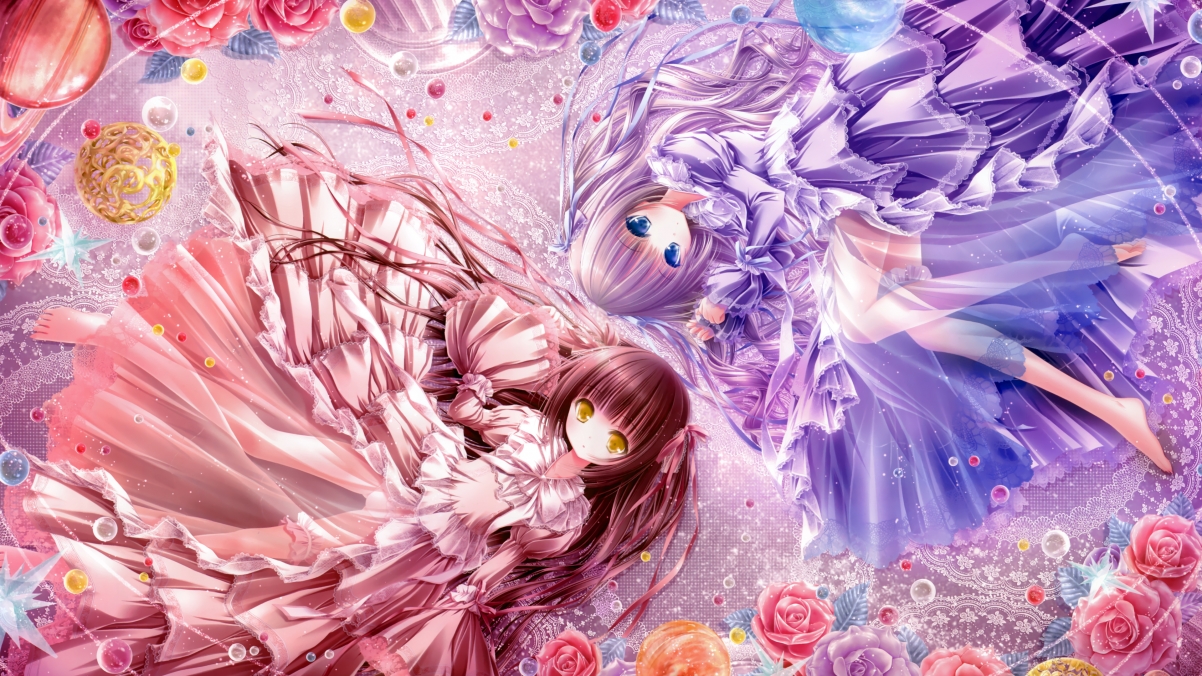 White night tea party loli loli 4k action