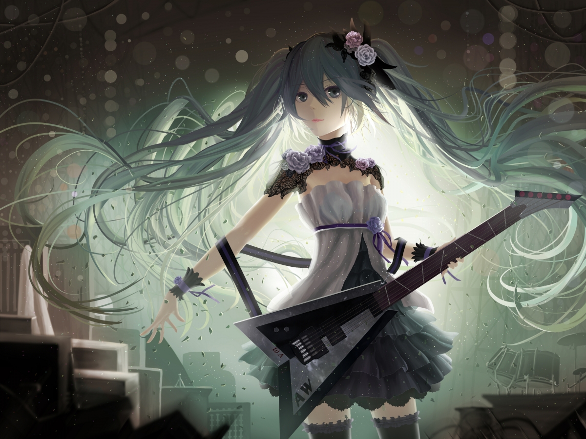 VOCALOID Guitar Music Girl