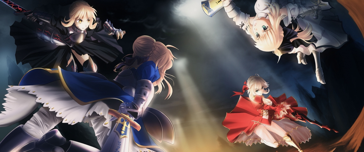 Saber Magic Capital Sealing the Magic War 3440x1