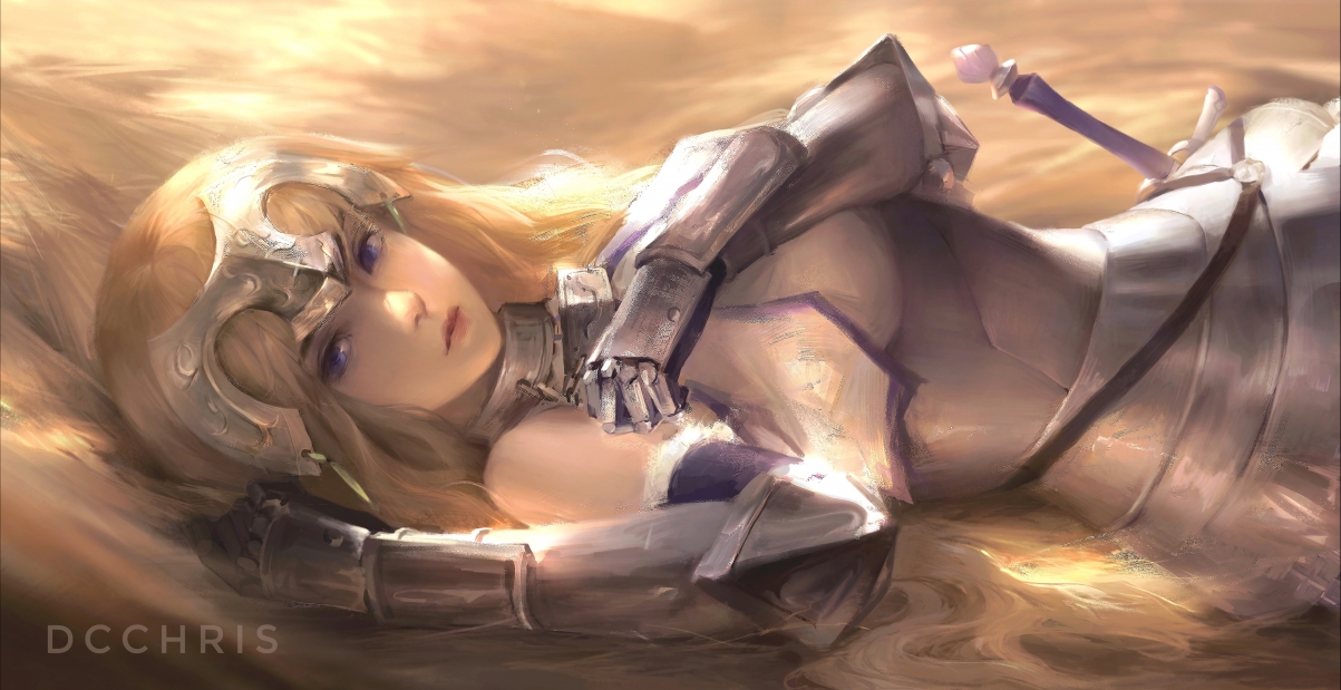 Ruler Joan of Arc 5k Anime Wallpaper