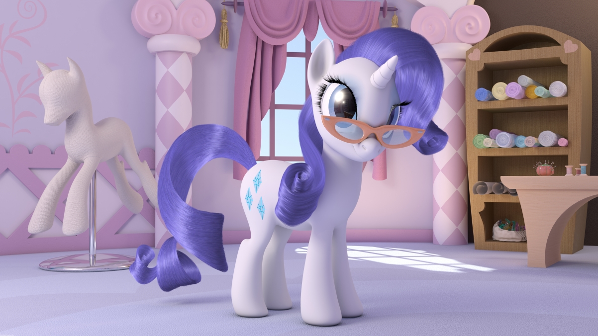 Rarity My Little Pony 4K Wallpaper